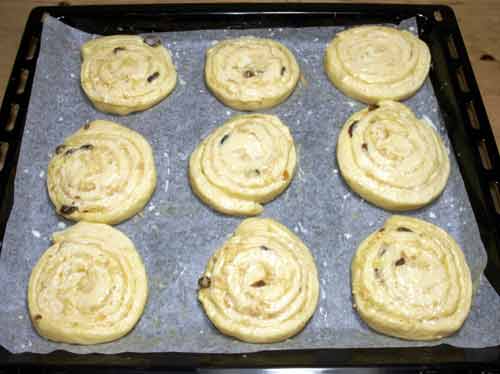 Apfel-Pudding-Schnecken