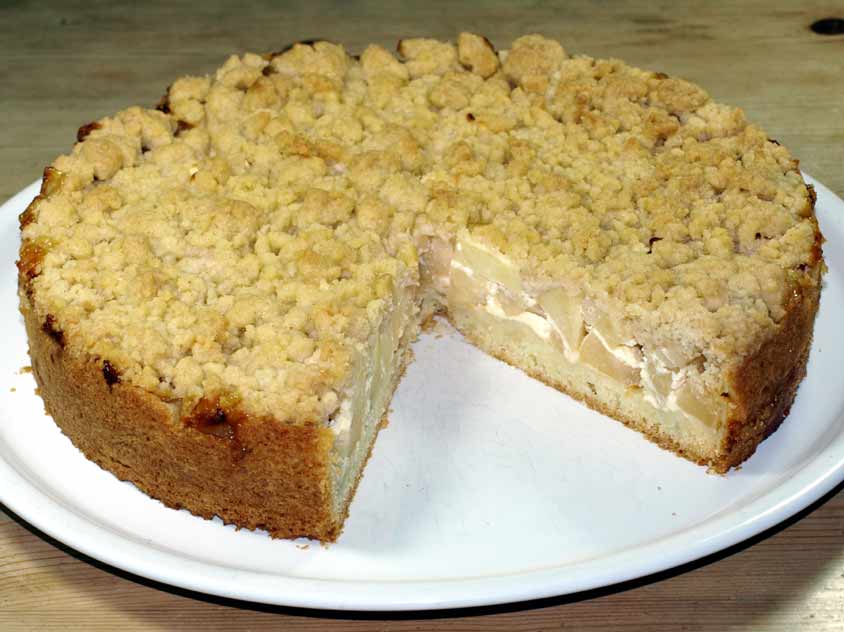 quark apfel streusel kuchen