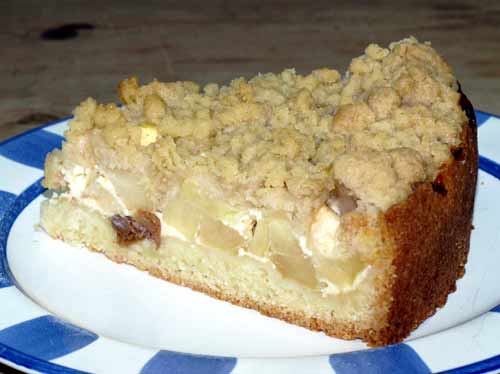 Apfelkuchen mit Streusel