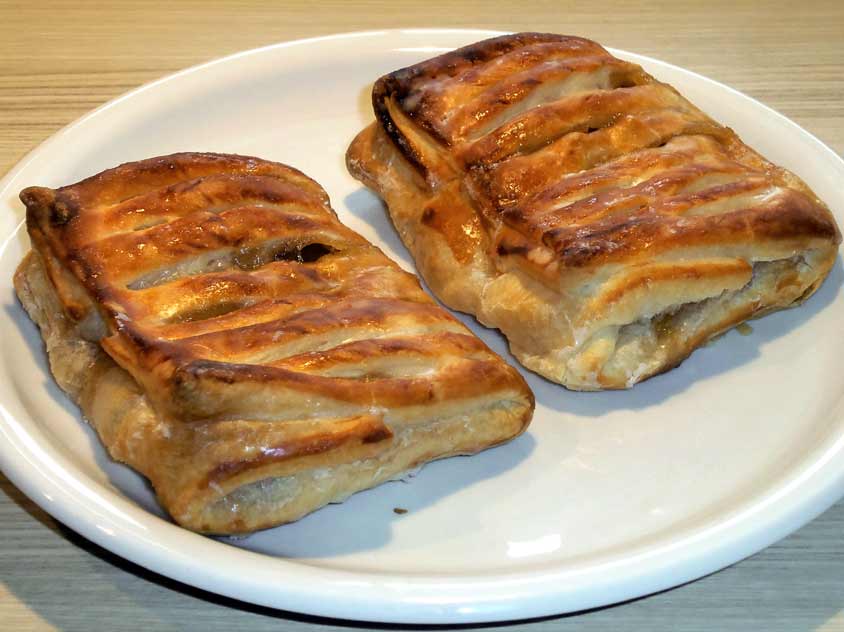 Apfeltaschen Rezept mit Blätterteig backen