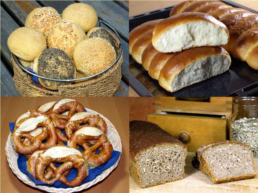 Brötchen-Rezepte und Brot-Rezepte