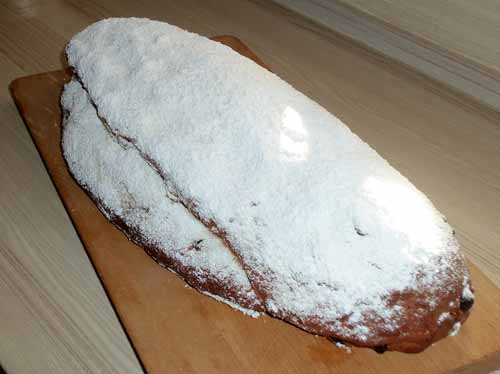 Gebackener Christstollen