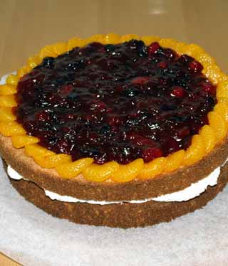 Cranberry Mandarinen Torte