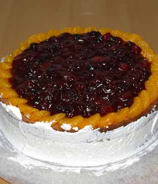 Cranberry Mandarinen Torte