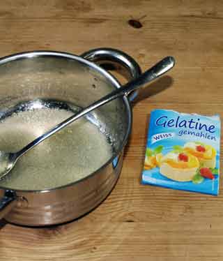 Fantakuchen Gelatine