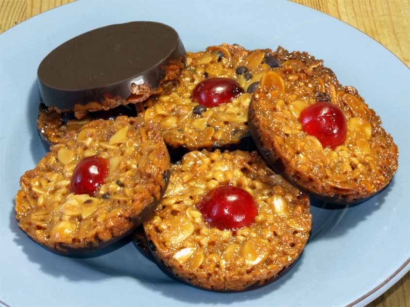 Florentiner Rezept für Silikonform Muffinform mit Mandeln Haselnüssen ...