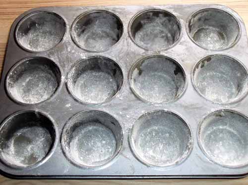 Form für die Saftigen Muffins