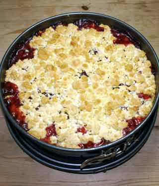 Kirschkuchen mit Streusel