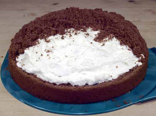 Maulwurfkuchen abdecken