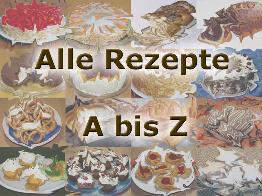 Rezeptschachtel Backrezepte A bis Z