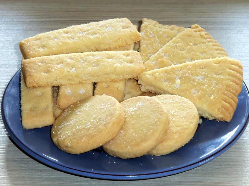 Shortbread Rezept - Fingers, Rounds, Petticoat Tails - Schottische ...