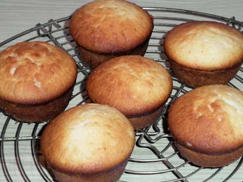 Gebackene Zitronenmuffins